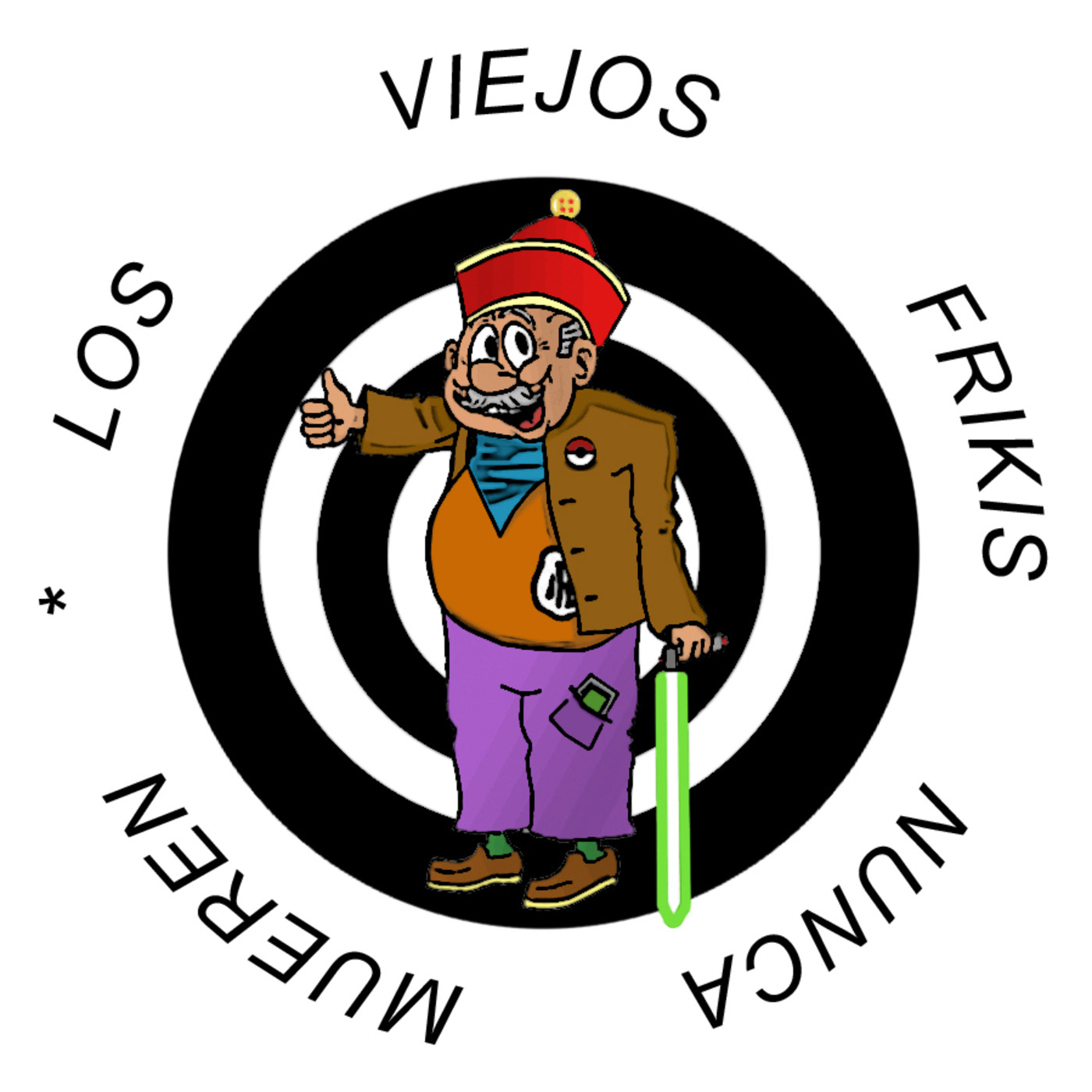 Logo de Los Viejos Frikis Nunca Mueren