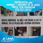 Entrevista con Manuel y Antonio de la Asociación ''Padul con Managua'' - 03-07-2017