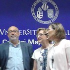 Inauguración : Decana Facultad Derecho; Manuel Alcaraz , Conseller , Secret. Universidad