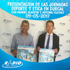 Presentación de las jornadas ''Ética y Deporte'' con Manuel Alarcón y Antonio Iglesias - 09-05-2017